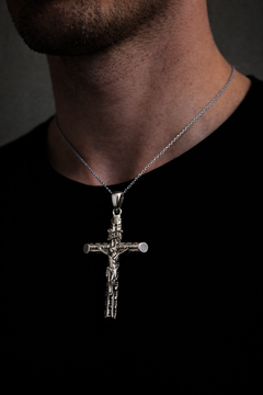 Stříbrný přívěsek masivní KŘÍŽ